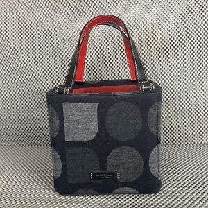 Kate Spade New York Bag Womens Small Black Gray Square Cube Bucket Bag Rare